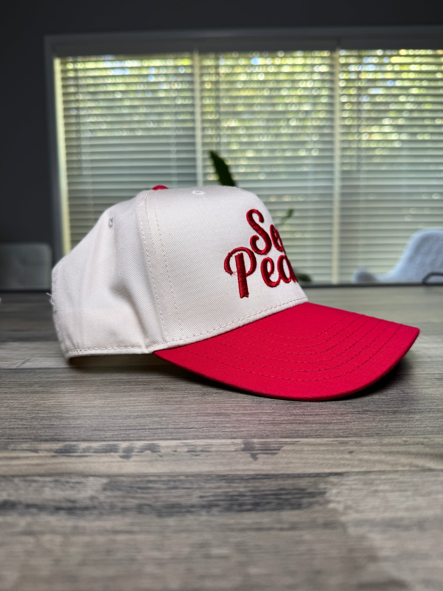 RED "Seek Peace" Hat
