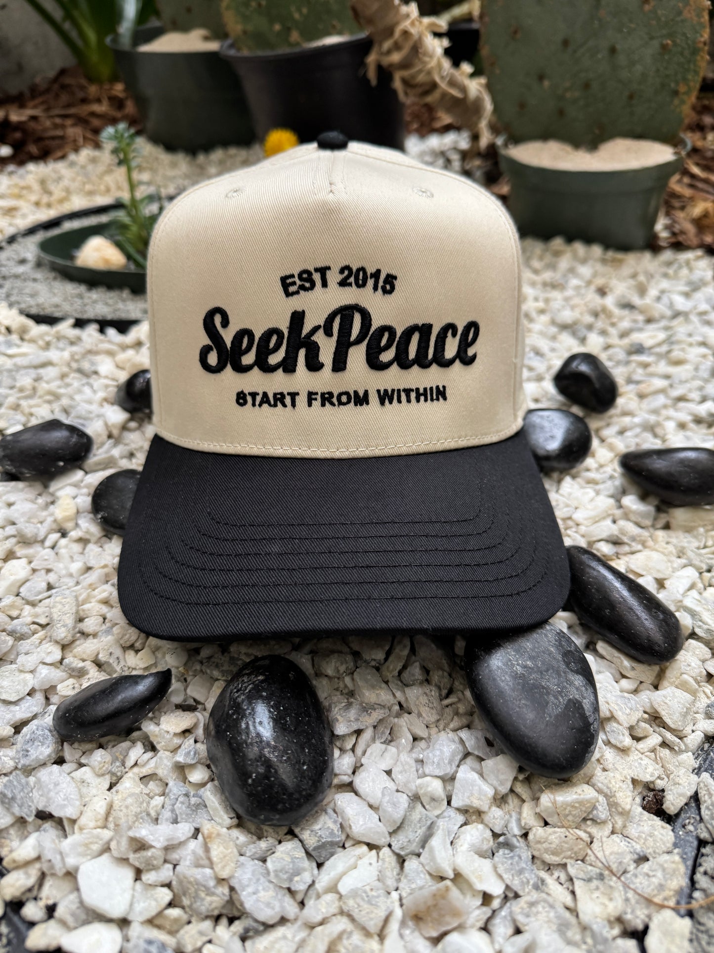 Black "Start From Within" Hat